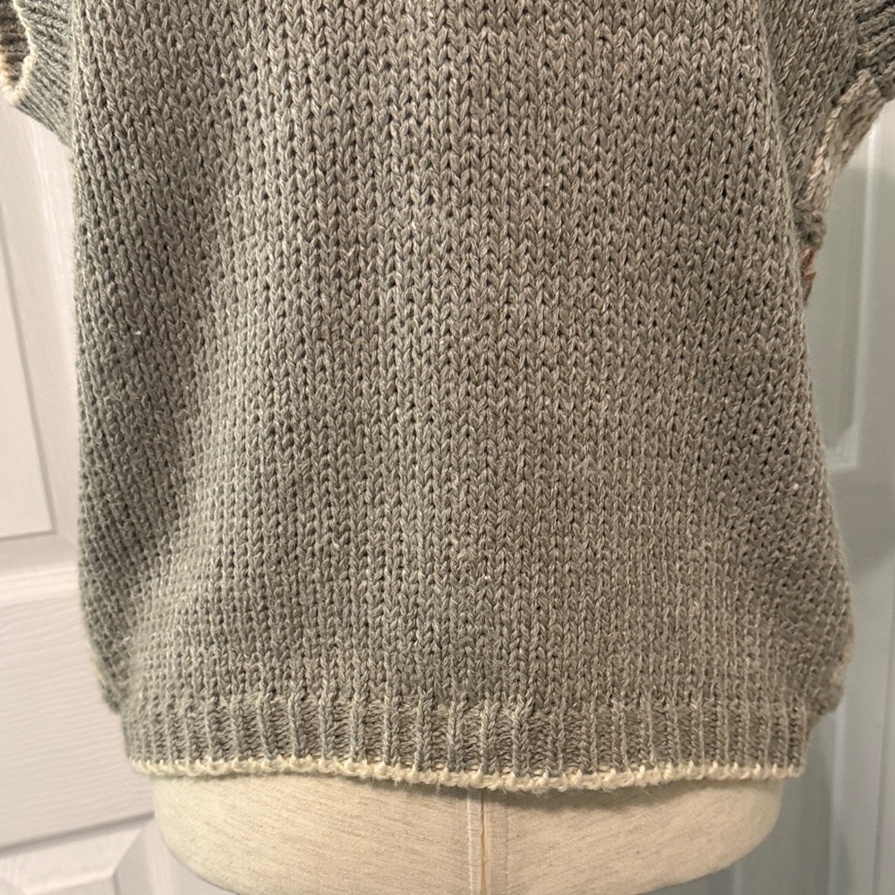 Vintage Margules embroidered sweater vest from the 1980s or 1990s Sz M - Picture 8 of 8